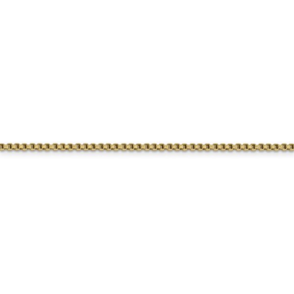 14k 1.75mm Semi-Solid Round Box Chain - Image 2