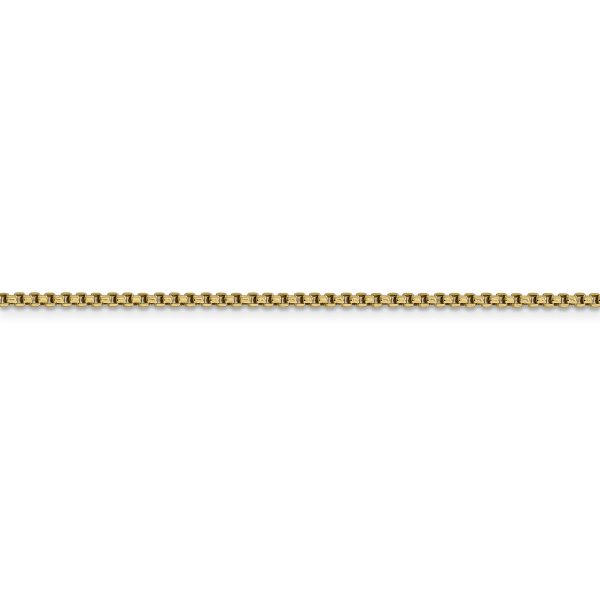 14k 1.75mm Semi-Solid Round Box Chain - Image 2