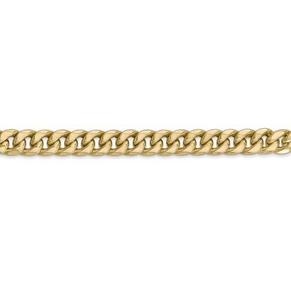 14k 6mm Semi-Solid Miami Cuban Chain - Image 2