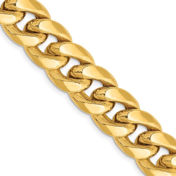 14k 11mm Semi-Solid Miami Cuban Chain