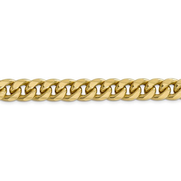 14k 11mm Semi-Solid Miami Cuban Chain - Image 2