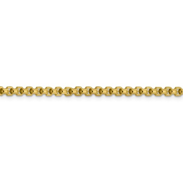 14k 3.6mm Semi-Solid Round Box Chain - Image 2