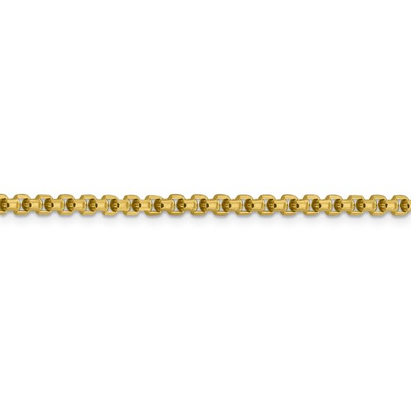 14k 3.6mm Semi-Solid Round Box Chain - Image 2