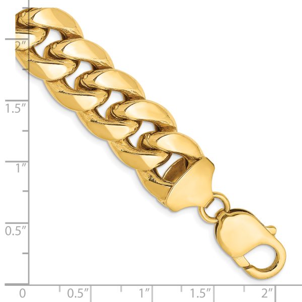 14k 13.2mm Semi-Solid Miami Cuban Chain - Image 2