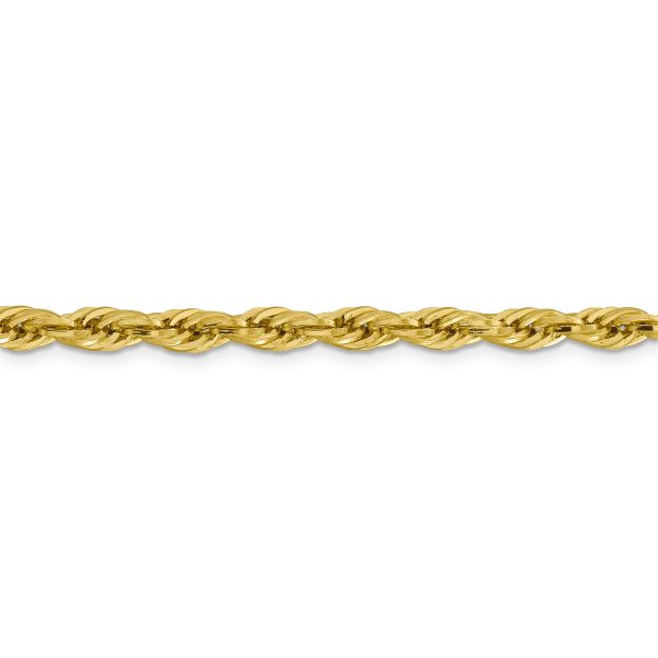 14ky 4.75mm Semi-Solid Rope Chain - Image 2