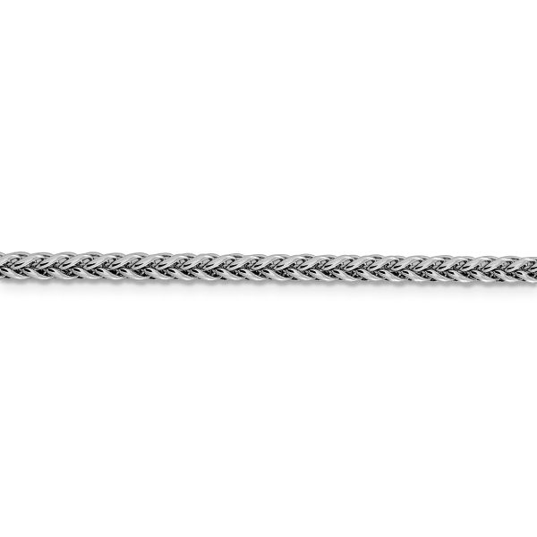 14k WG 3.5mm Semi-solid 3-Wire Wheat Chain - Image 2