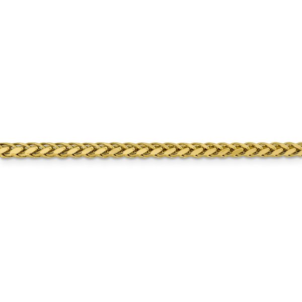 14k 3.1mm Semi-solid D/C Wheat Chain - Image 2