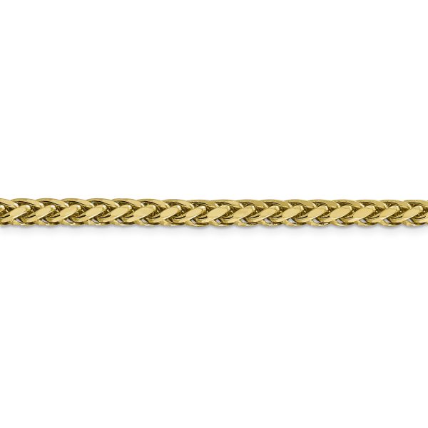 14k 5mm Semi-solid D/C Wheat Chain - Image 2