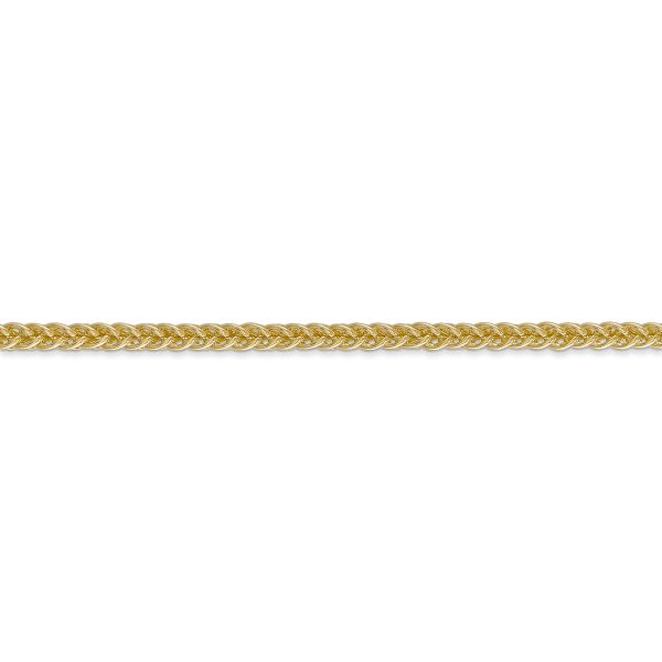 14k 2.6mm Semi-solid 3-Wire Wheat Chain - Image 2