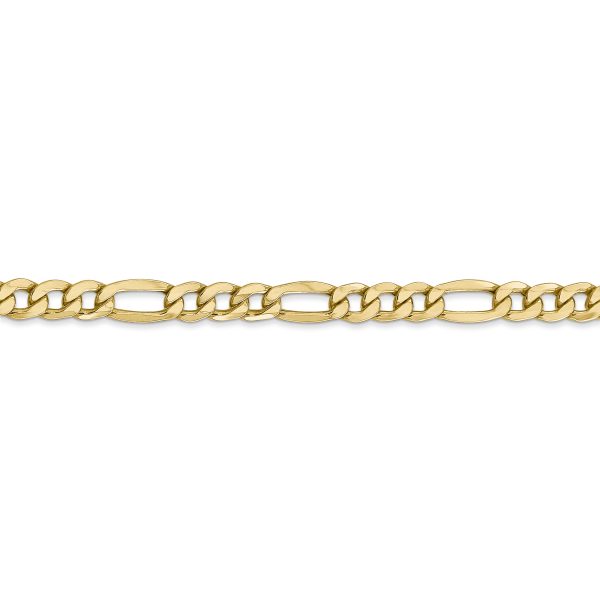 14k 5.75mm Semi-Solid Figaro Chain - Image 2