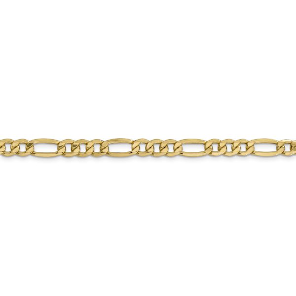 14k 6.25mm Semi-Solid Figaro Chain - Image 2