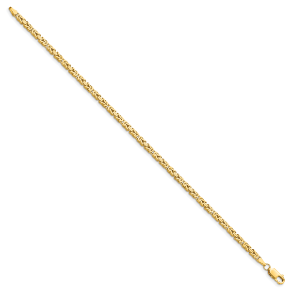 14k 2.5mm Byzantine Chain - Image 2