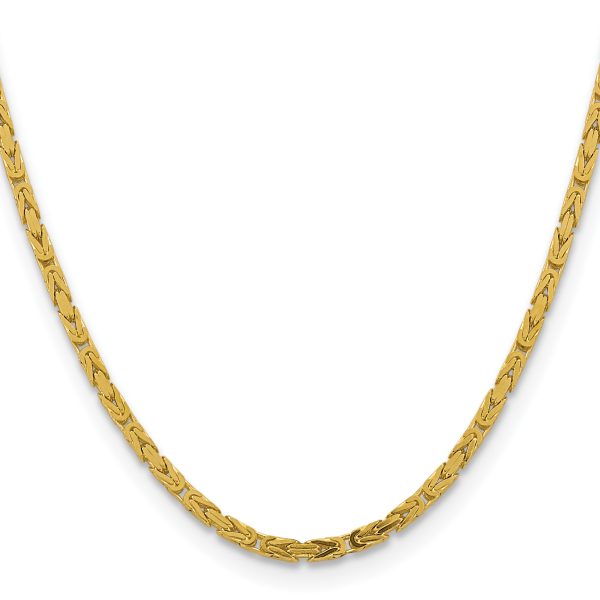 14k 3.25mm Byzantine Chain - Image 2