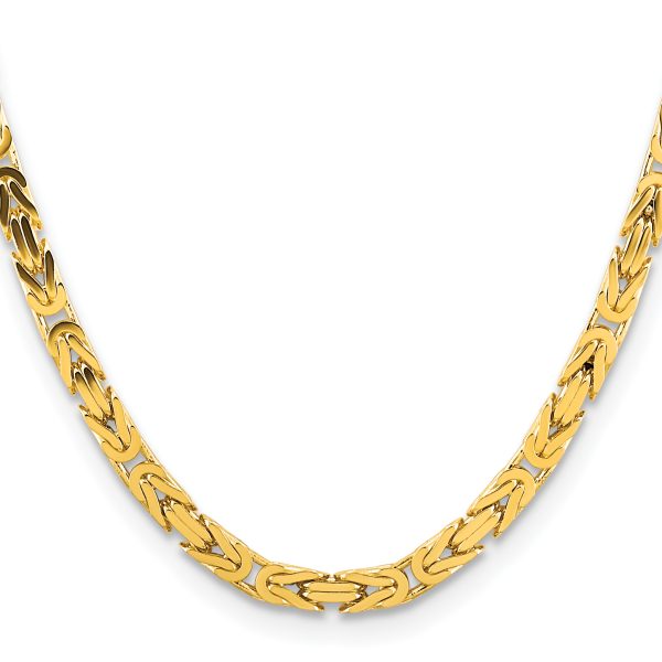 14k 5.25mm Byzantine Chain - Image 2