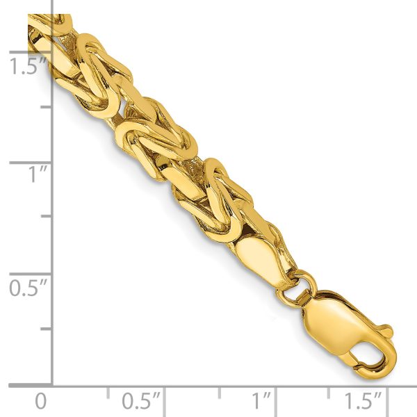 14k 5.25mm Byzantine Chain - Image 2