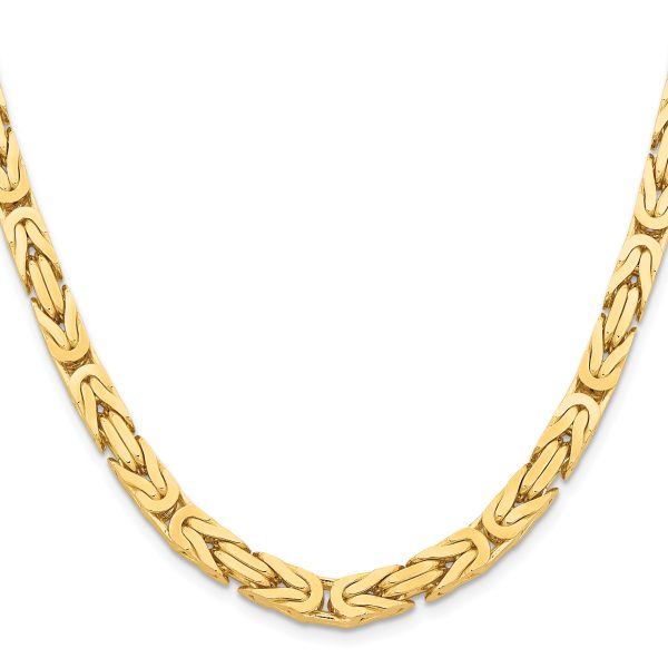 14k 6.5mm Byzantine Chain - Image 2