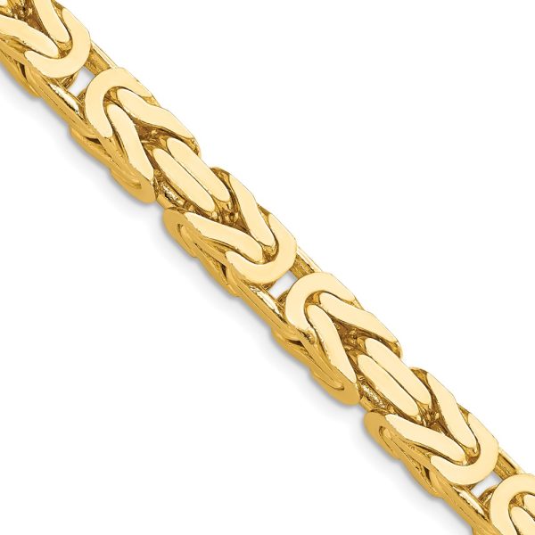 14k 6.5mm Byzantine Chain