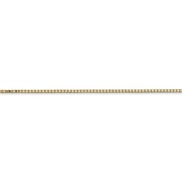 14k 1.1mm Box Chain - Image 2