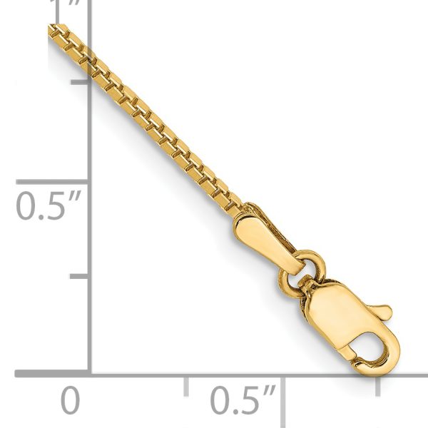 14k 1.1mm Box Chain - Image 2