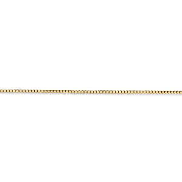 14k 1.3mm Box Chain - Image 2