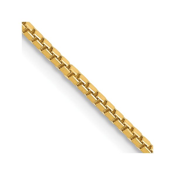 14k 1.3mm Box Chain