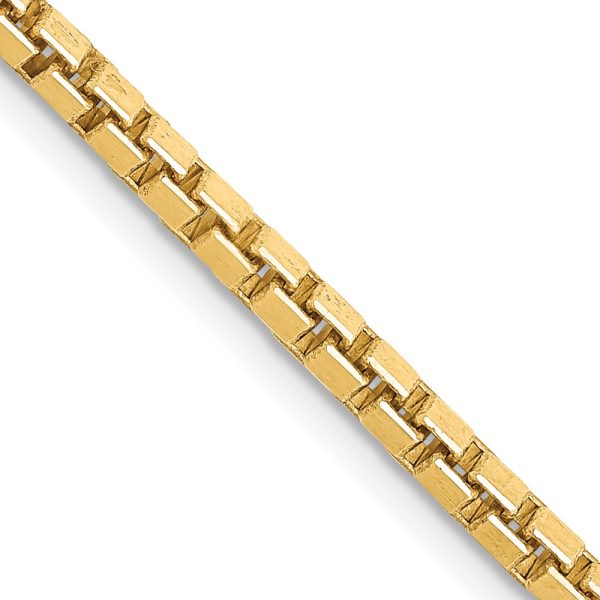 14k 2.5mm Box Chain