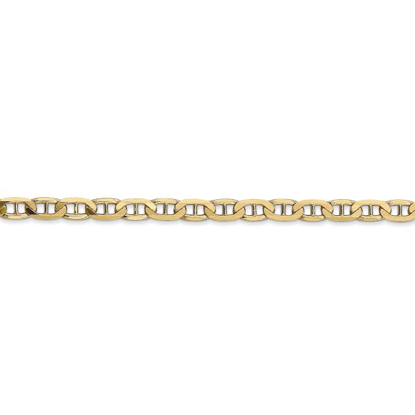 14k 3.75mm Concave Anchor Chain - Image 2