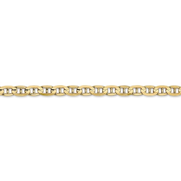 14k 4.5mm Concave Anchor Chain - Image 2