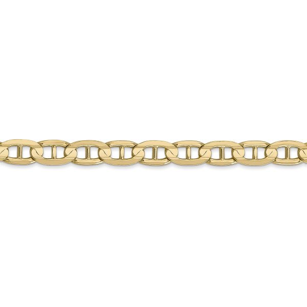 14k 5.25mm Concave Anchor Chain - Image 2