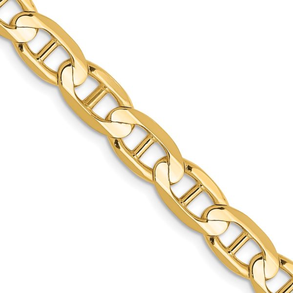 14k 6.25mm Concave Anchor Chain