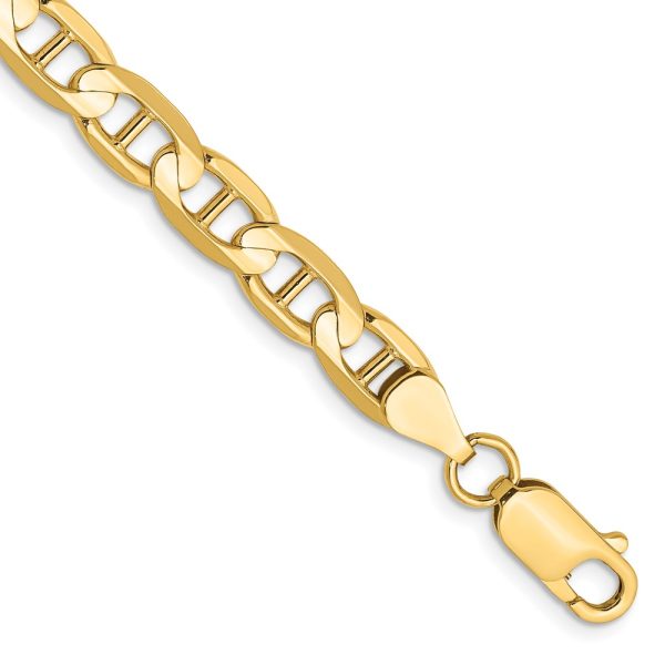 14k 6.25mm Concave Anchor Chain