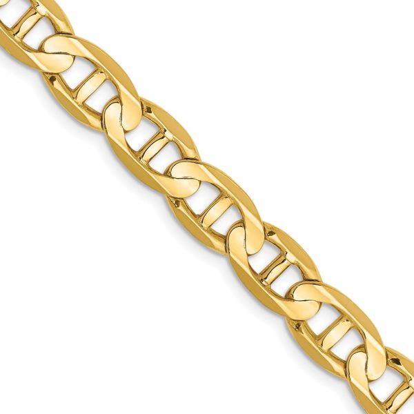 14k 7mm Concave Anchor Chain