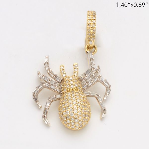 10KY 2.00CTW DIAMOND "KING" PENDANT