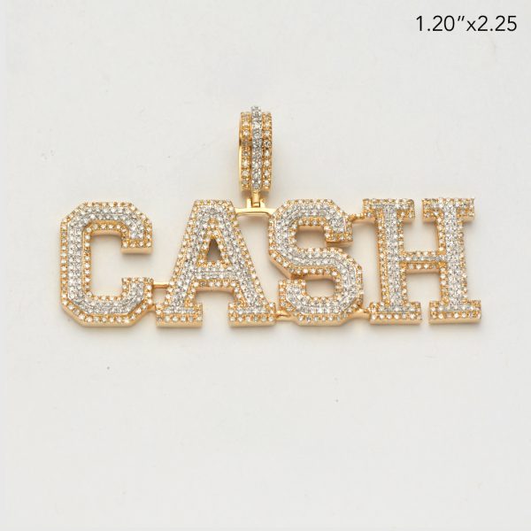 10KY 2.00CTW DIAMOND "CASH" PENDANT