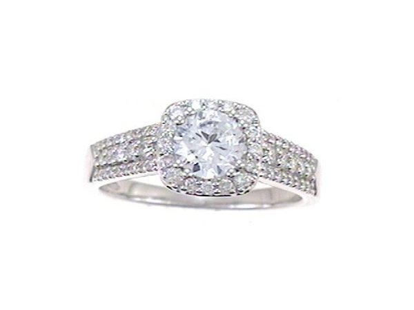 14KT W RING 1.2500