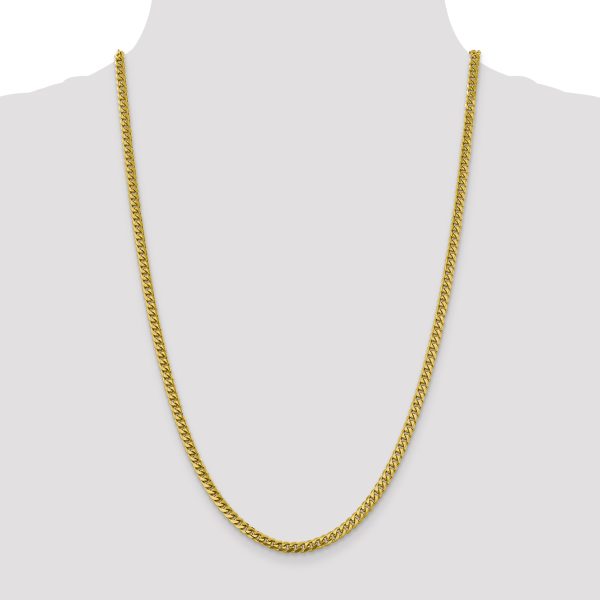 14k 4.25mm Solid Miami Cuban Chain - Image 2