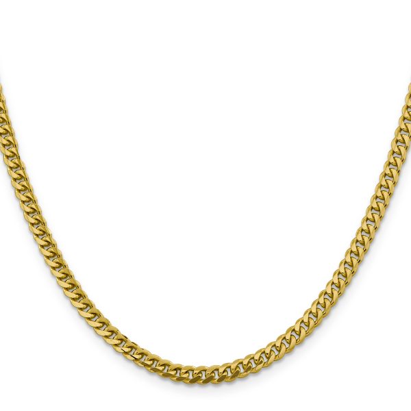 14k 4.25mm Solid Miami Cuban Chain - Image 3