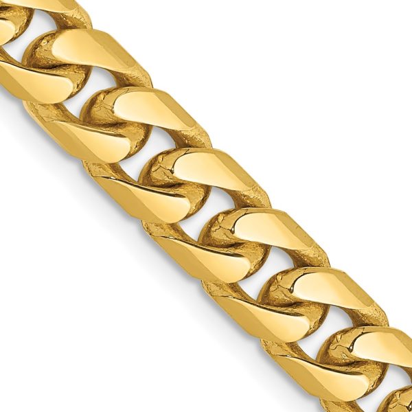 14k 6.25mm Solid Miami Cuban Chain