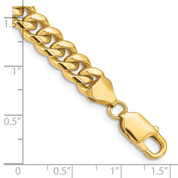 14k 6.75mm Solid Miami Cuban Chain - Image 2