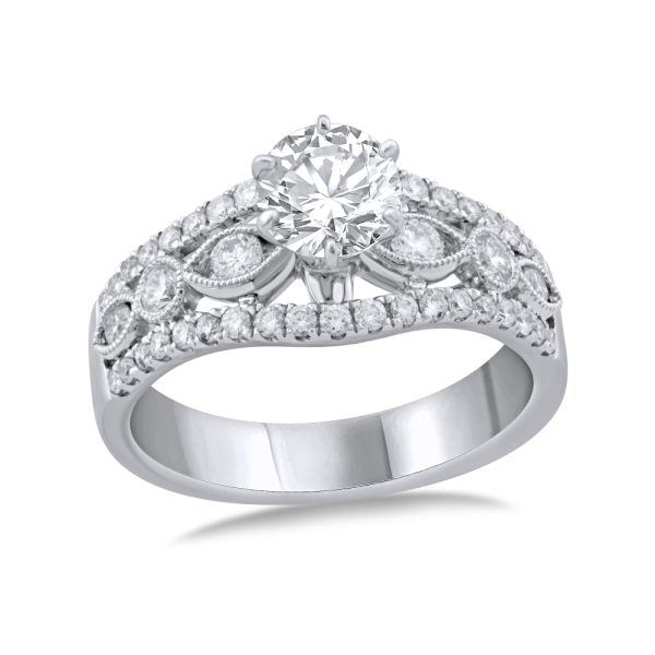14KT W RING 1.2810