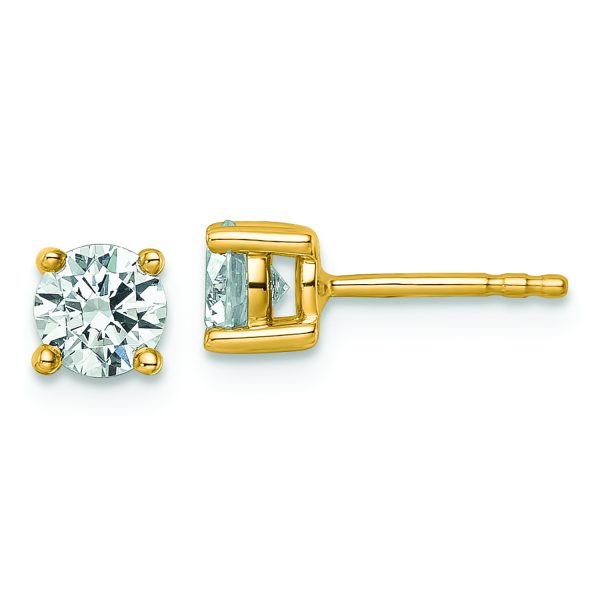 14K Lab Grown Diamond 3/4ctw VS/SI FGH 4 Prong Earrings