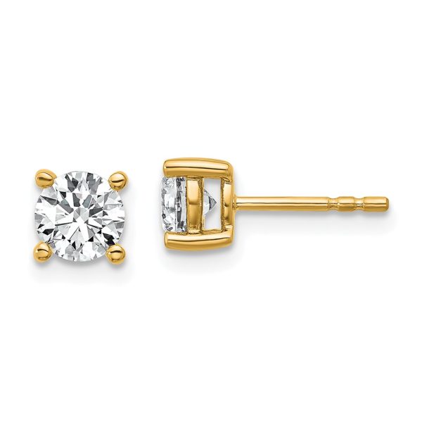 14K Lab Grown Diamond 1ctw VS/SI FGH 4 Prong Earrings