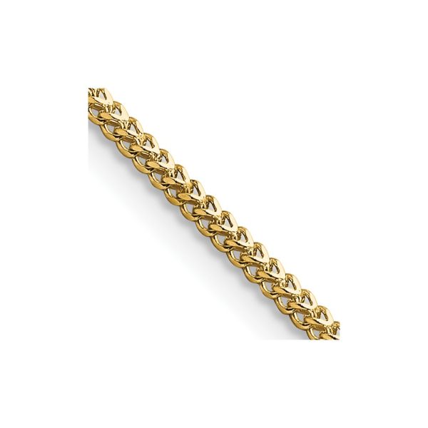 14k 1.3mm Franco Chain