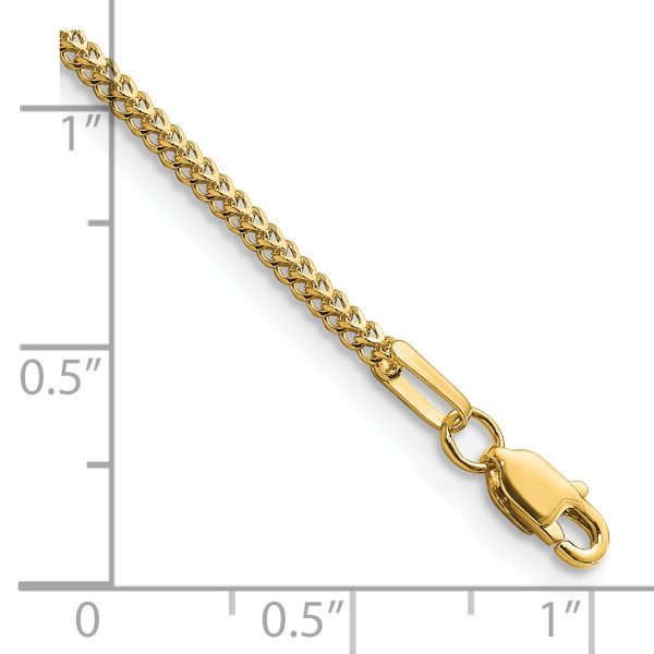 14k 1.3mm Franco Chain - Image 3