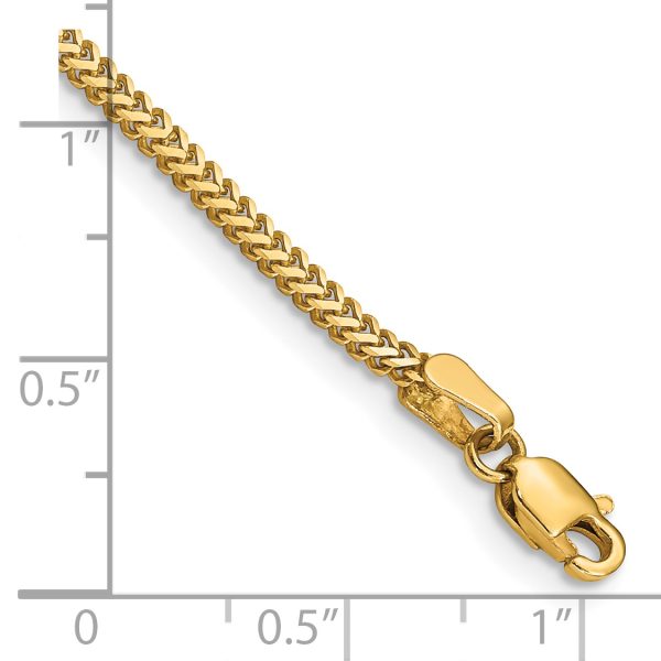 14k 1.4mm Franco Chain - Image 3