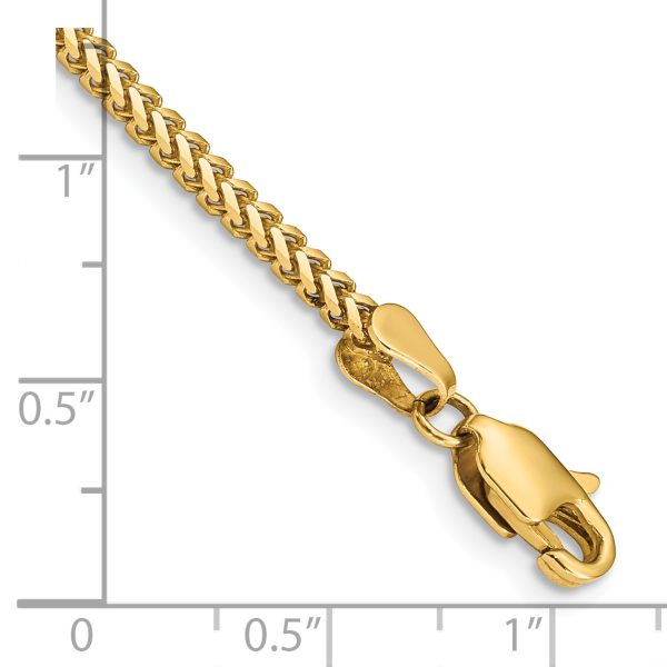 14k 2mm Franco Chain - Image 3