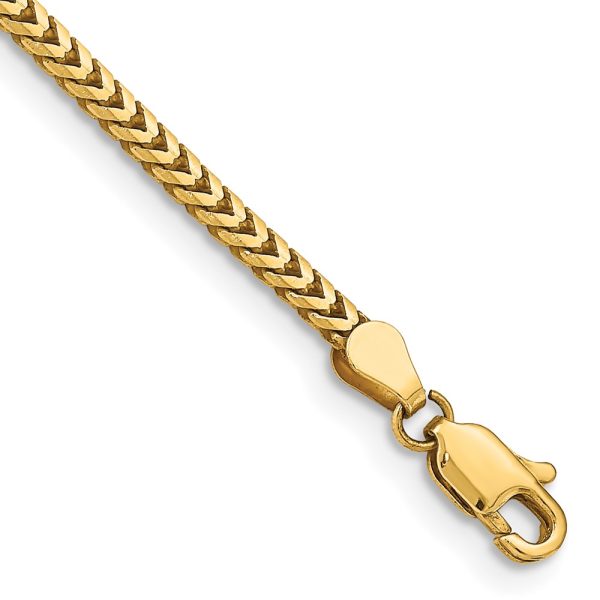 14k 2.5mm Franco Chain