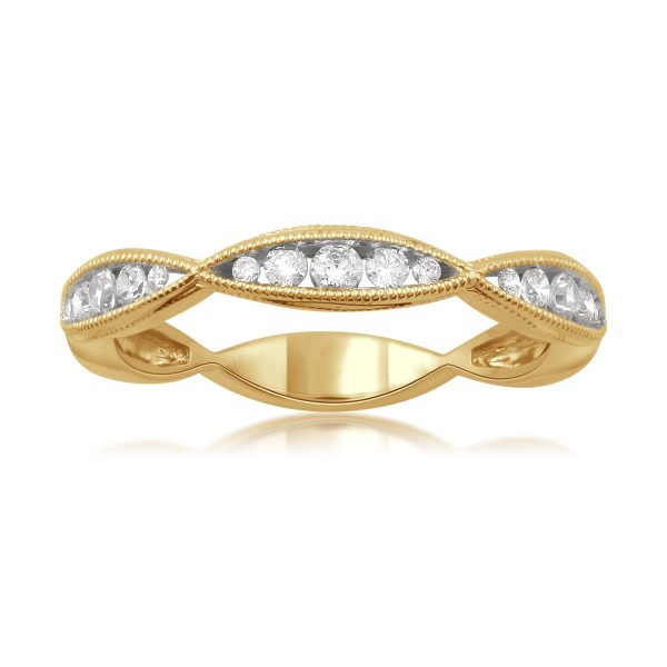 0.25 Carat Diamond Anniversary Ring in 10KT Yellow Gold