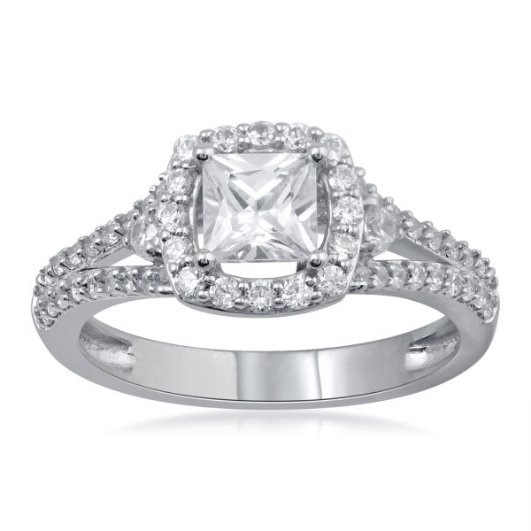 1.15 Carat Diamond Engagement Ring in 14KT White Gold