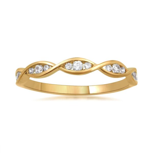 10KT Y RING .2000 SIZE 8